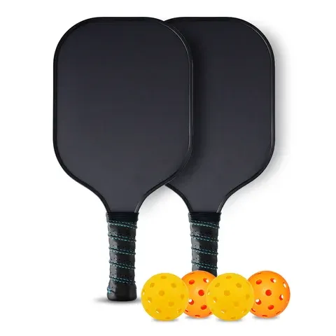 FRCETEE Beginner Pickleball Racquet Set Wooden Indoor and