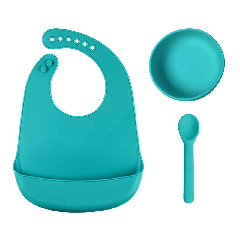 Silicone Baby Feeding Set Food Grade BPA Free 4