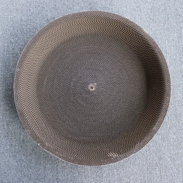 Mini Round Corrugated Cat Scratch Nest 4