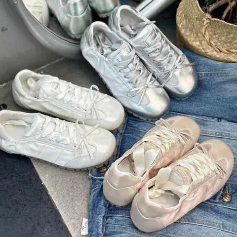 White Ballet Flats