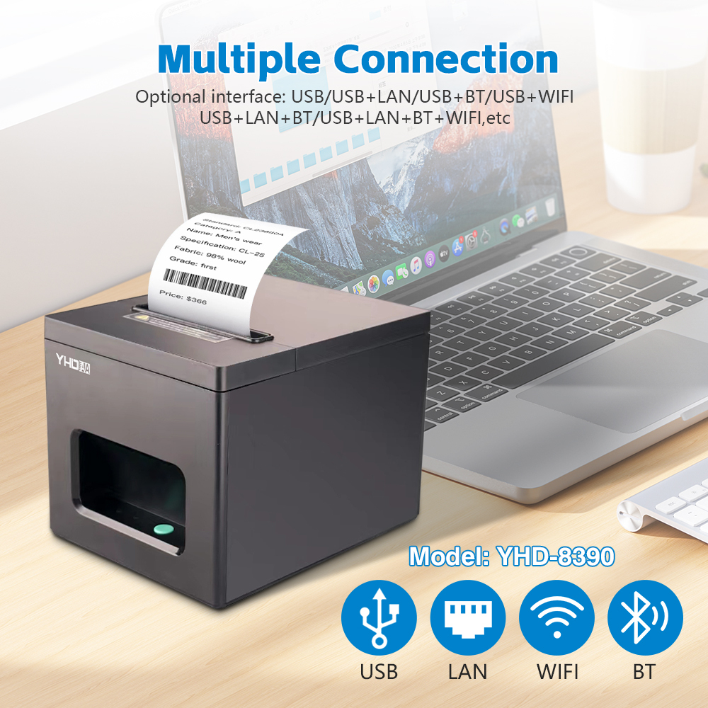 Two Year Warranty 80mm Thermal Receipt Printer CE 3