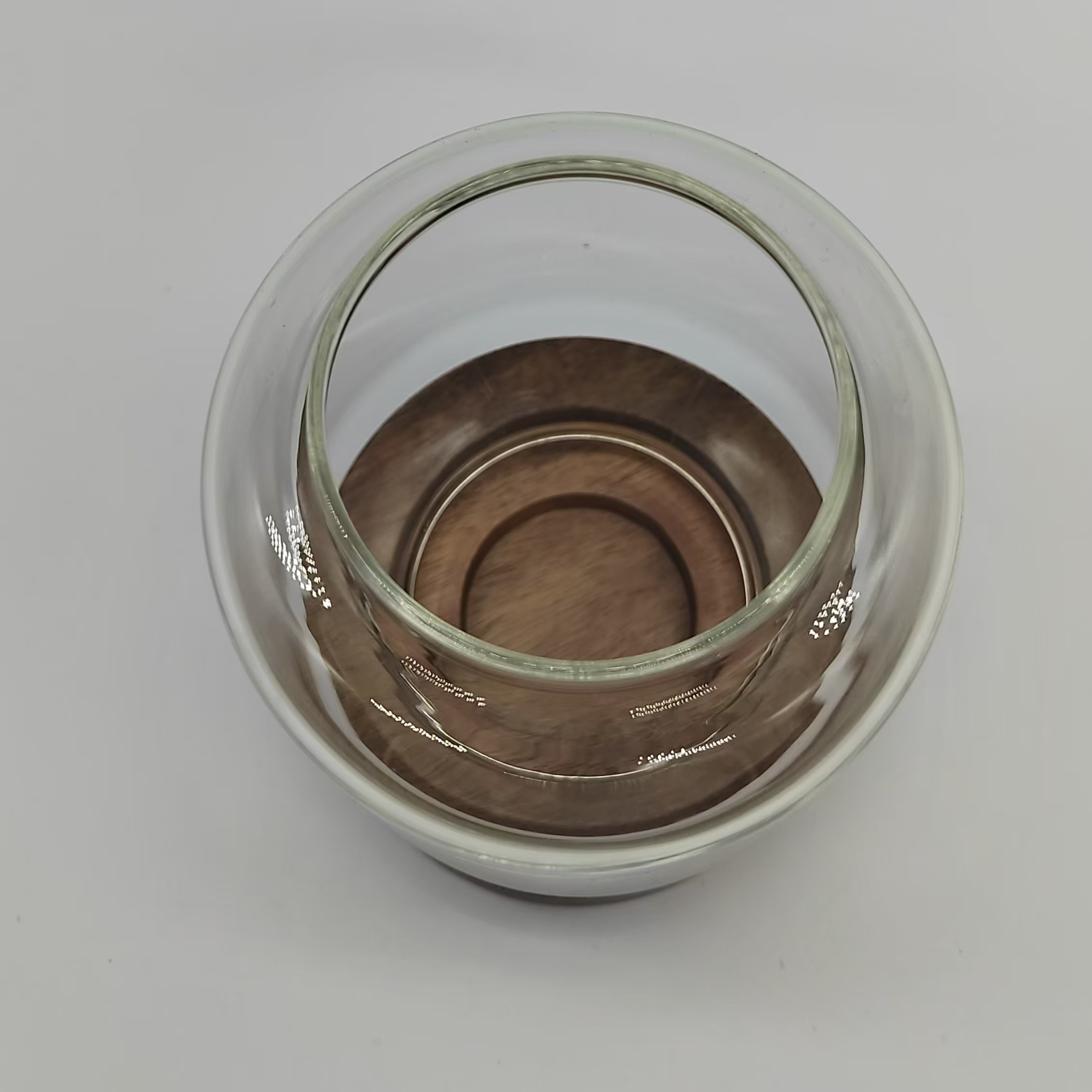 Borosilicate Glass Christmas Cylinder Candle 2