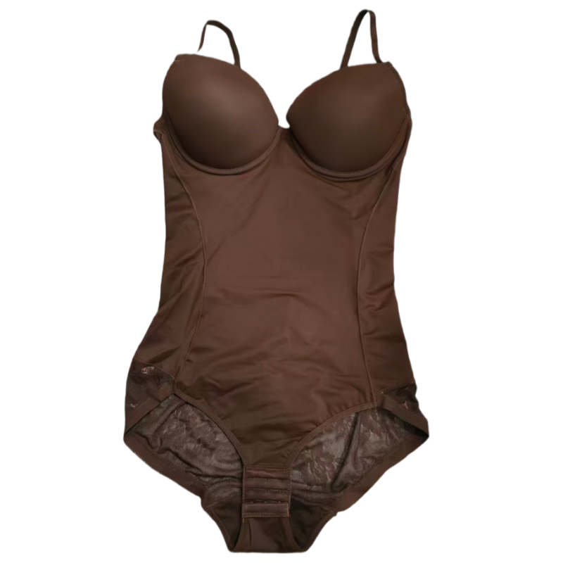 Lace Push-Up Shapewear Bodysuit with Tummy Control 4