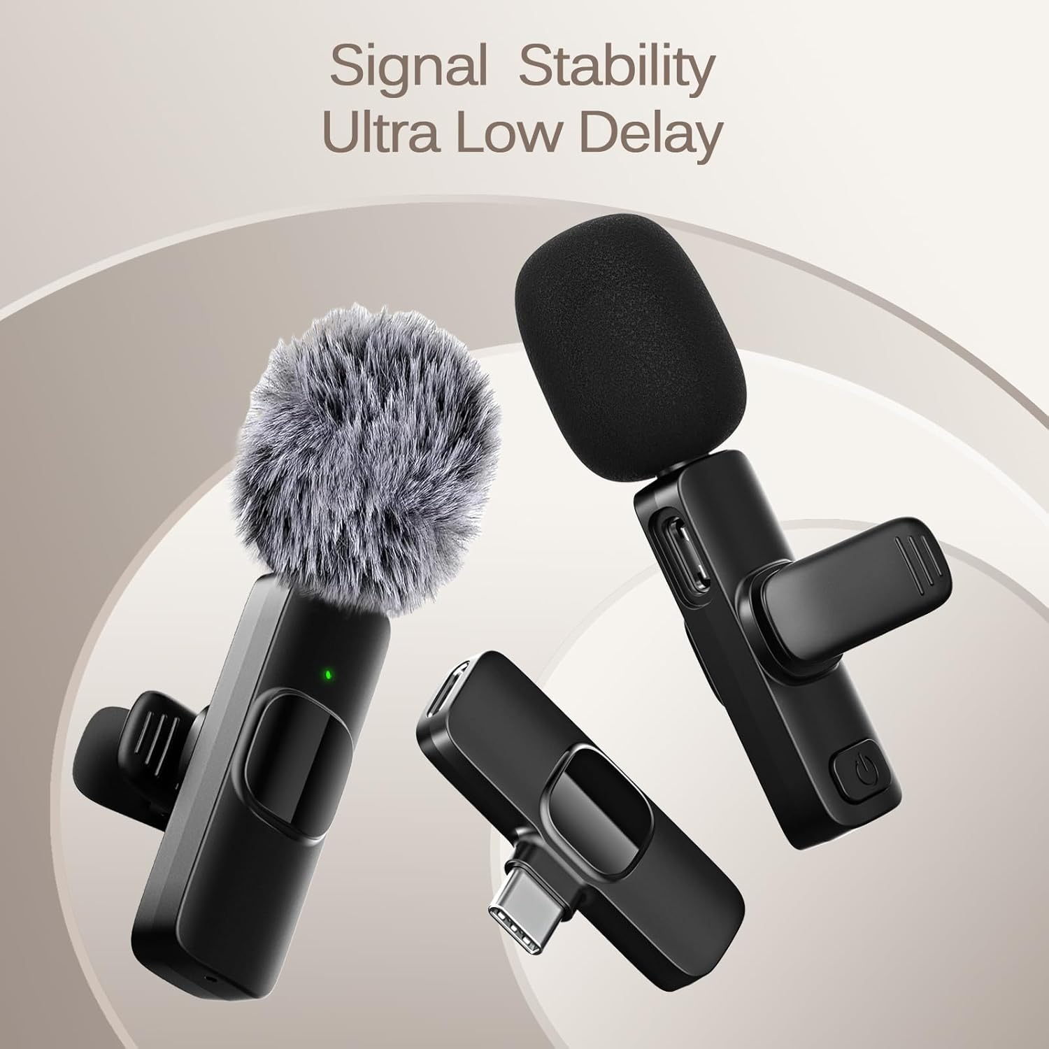 Wireless USB-C Lavalier Lapel Microphone 2