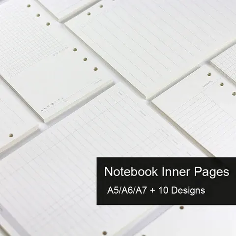 A5 Loose-Leaf Notebook with Dot Grid