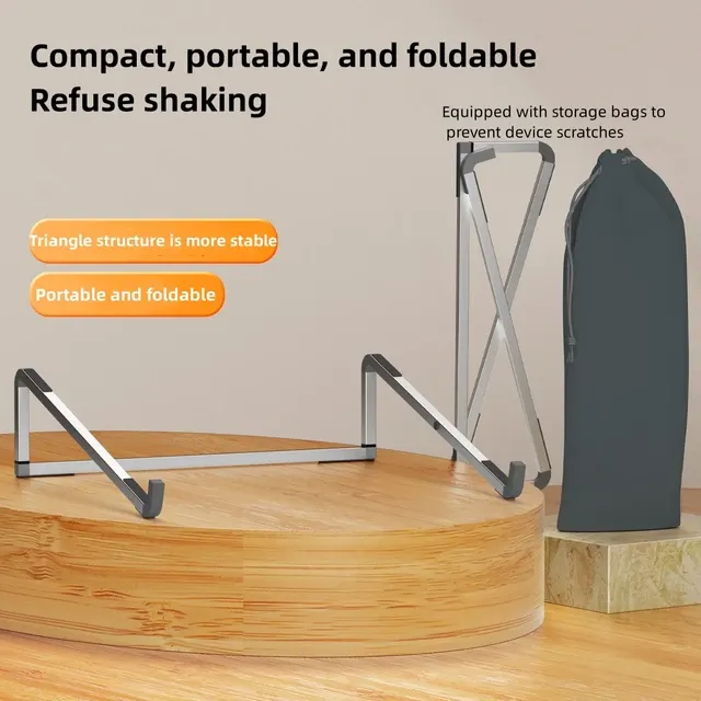 Foldable Adjustable Aluminum Laptop Stand 2