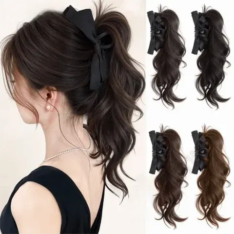 clip-on ponytail