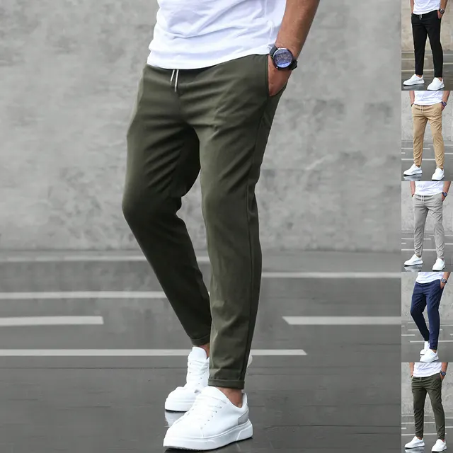Men's Wide Drawstring Pants 4