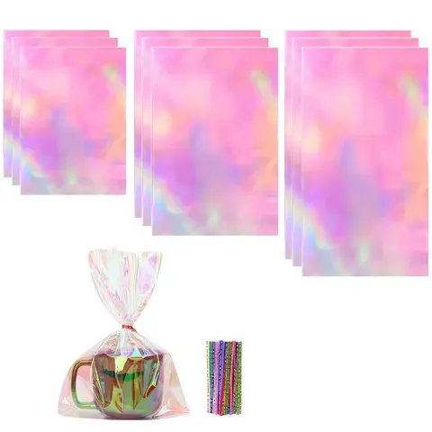 Holographic Cellophane Gift Bag