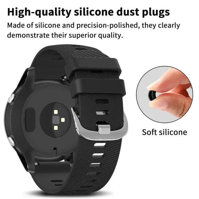 10er-Pack Silikon-Staubschutzkappen für Smartwatch 4