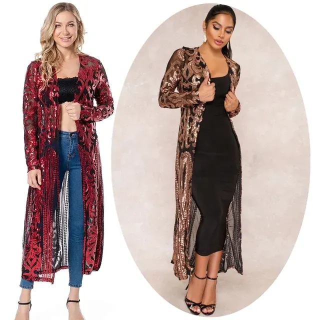 Sequin Kimono Jacket 1