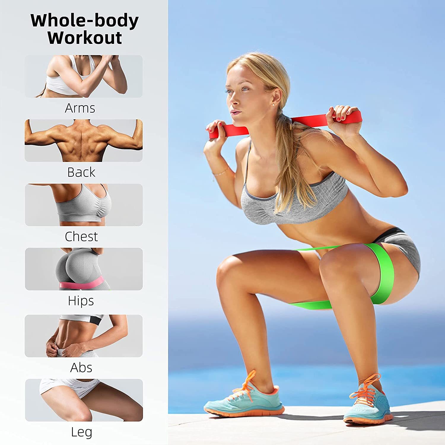5-Piece Resistance Loop Band Set 4