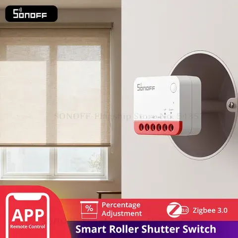 SONOFF MINI-ZBRBS Zigbee Smart Rolladen-Schalter Lokaler Szenen-Signalverstärker zur