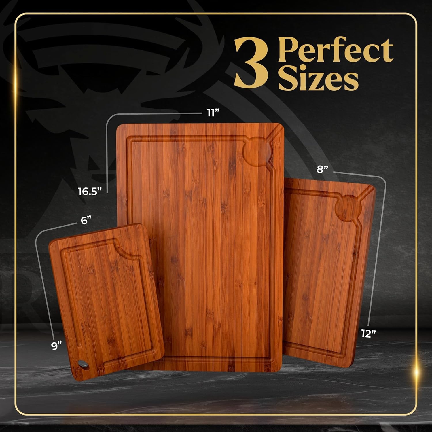 Carbonized Bamboo Board Set for Restaurants 3
