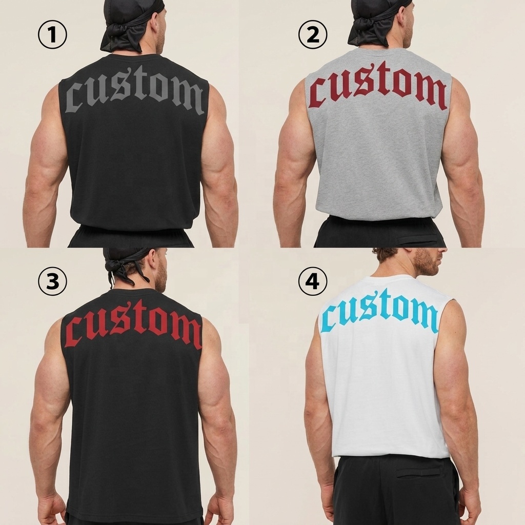 Quick Dry Gym Clothes Men Blank T-shirts DTG 3