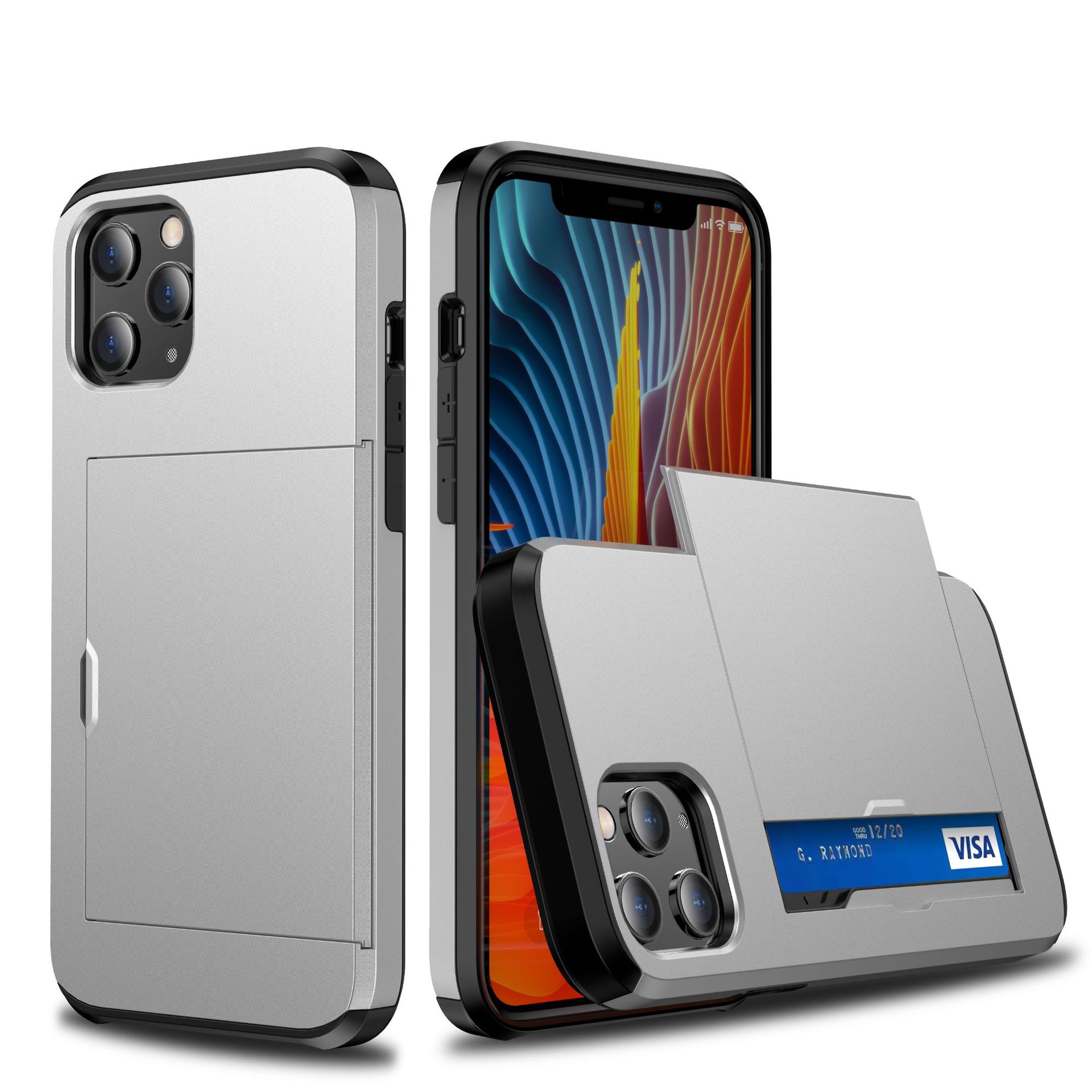 Compatible With Apple iPhone12 Card Push Sliding Type