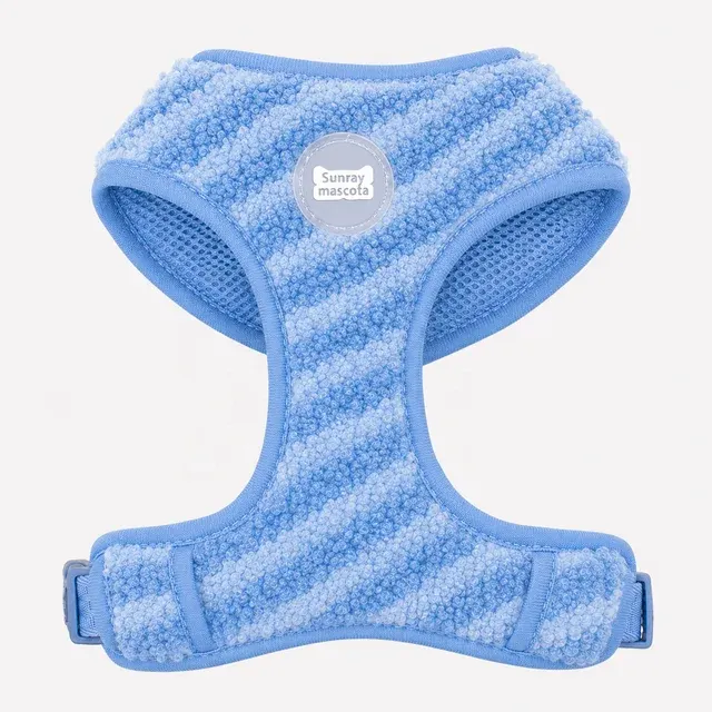 Padded Winter Teddy Fleece Dog Harness 3