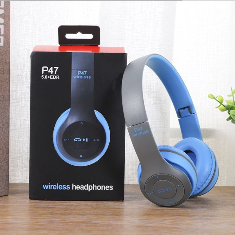 Gaming Headset Wireless Over Ear Cordless Headphones With 2