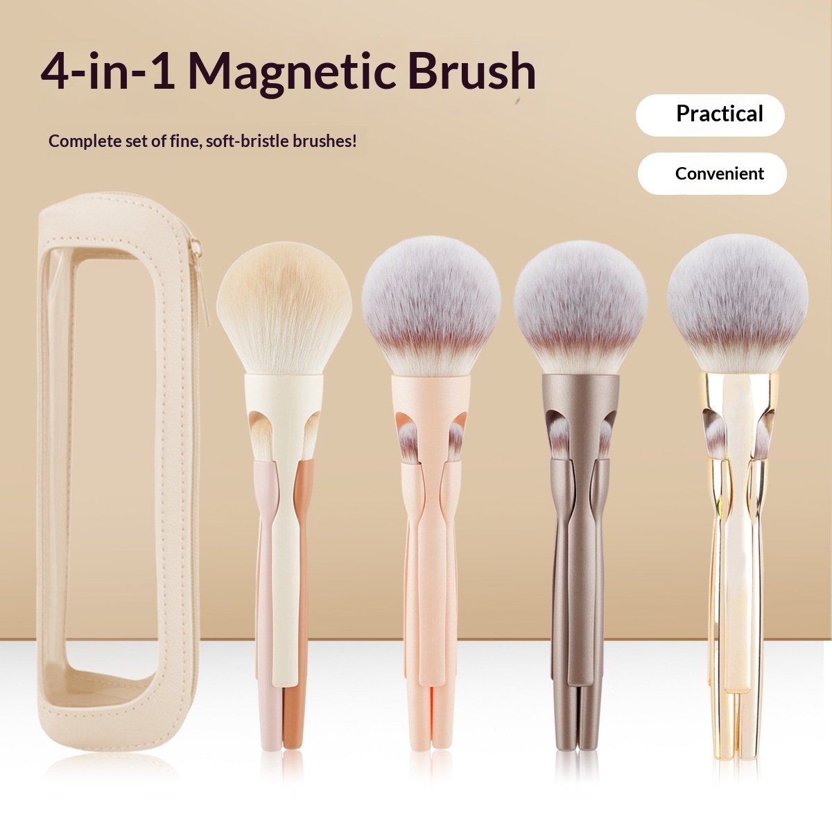 Magnetic 4-in-1 Eye Makeup Brush Set 3