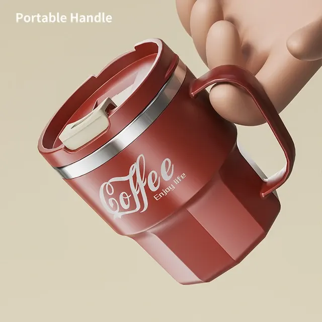 400ml Double-Wall Stainless Steel Coffee Mug 4