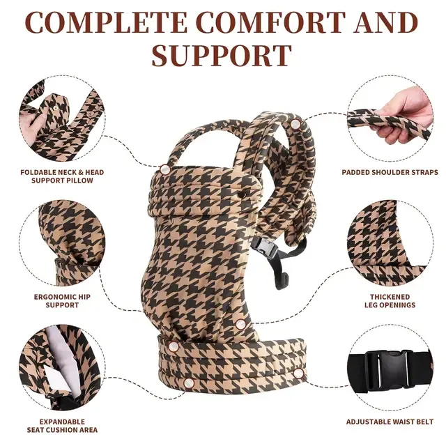 Baby Wrap Carrier with Diaper Bag 3