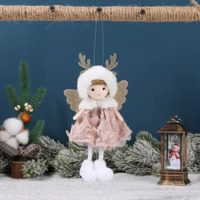 Fabric Christmas Angel Ornament 4