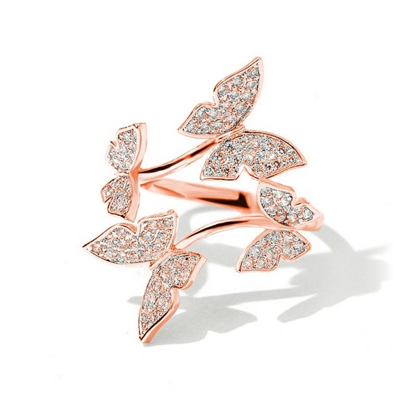 Adjustable Butterfly Ring