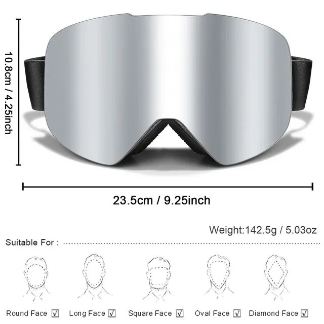 Magnetic Ski Goggles 2