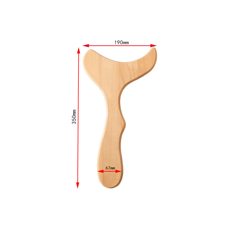 Wooden Gua Sha Set with Body Massage Roller 4