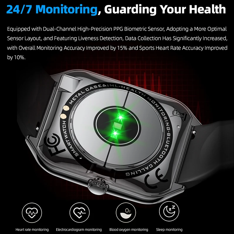 Slim AMOLED Smartwatch for Men 4