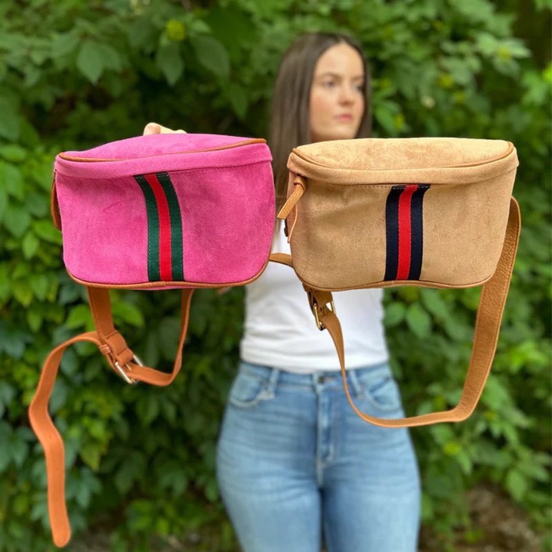 Women's Messenger Bag Sling Chest Purse Belt Terry