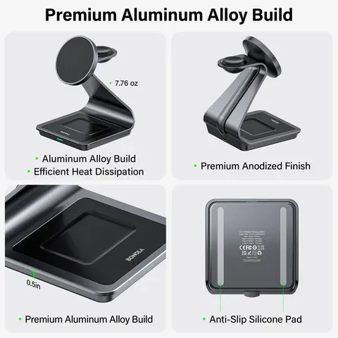 Bonola Magnetische 3-in-1 Kabellose Ladestation für Samsung S24