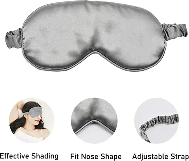 Faux Silk Travel Sleep Eye Mask 4