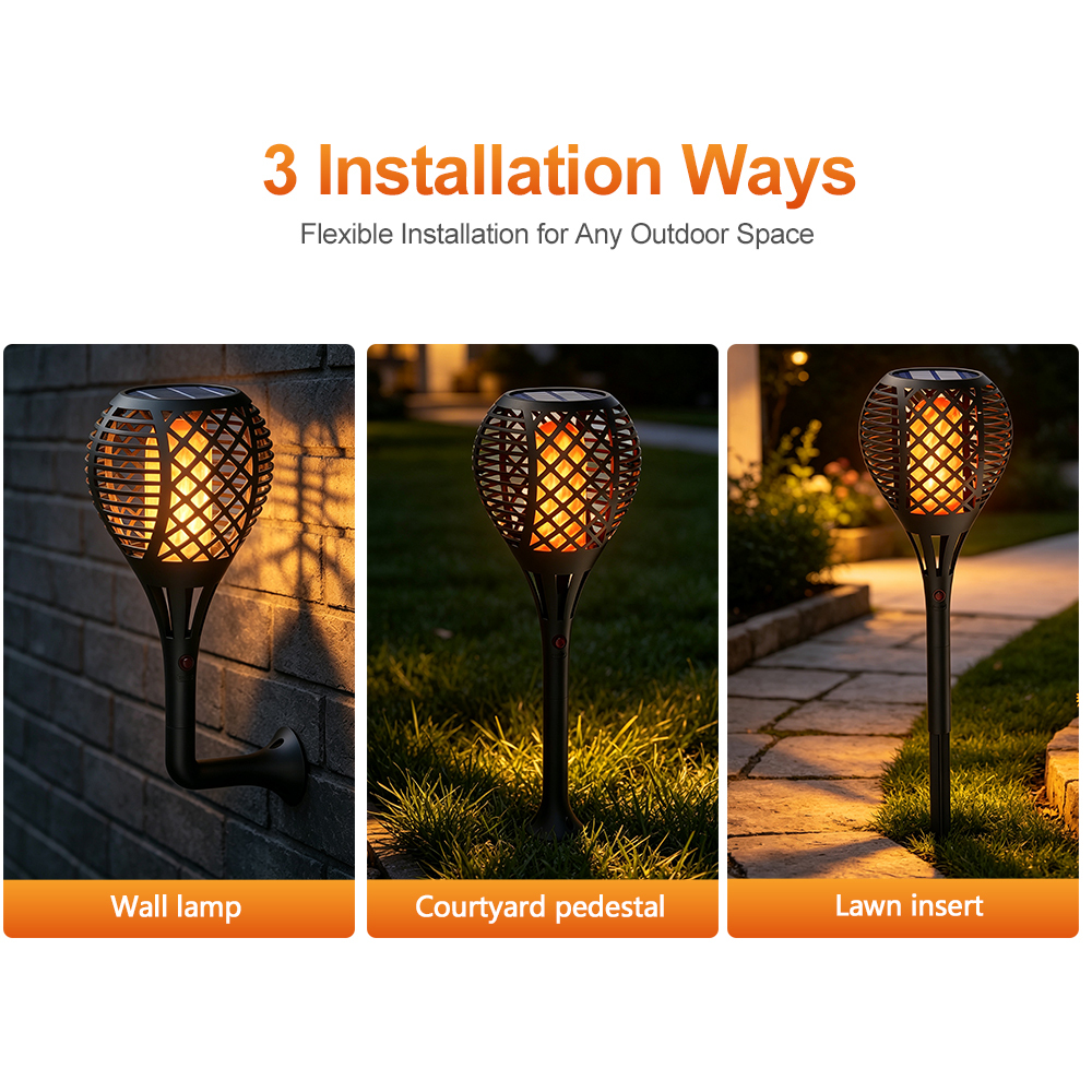 Waterproof Solar Garden Spike Light, Dimmable 4
