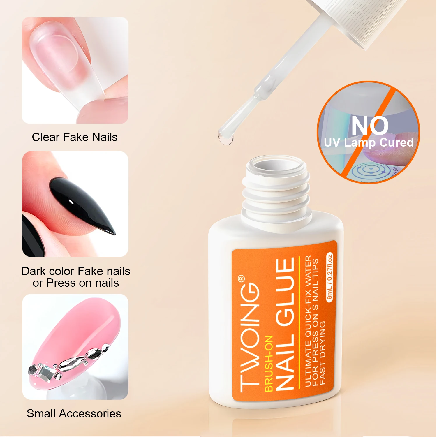 Waterproof Quick-Dry Nail Glue 4