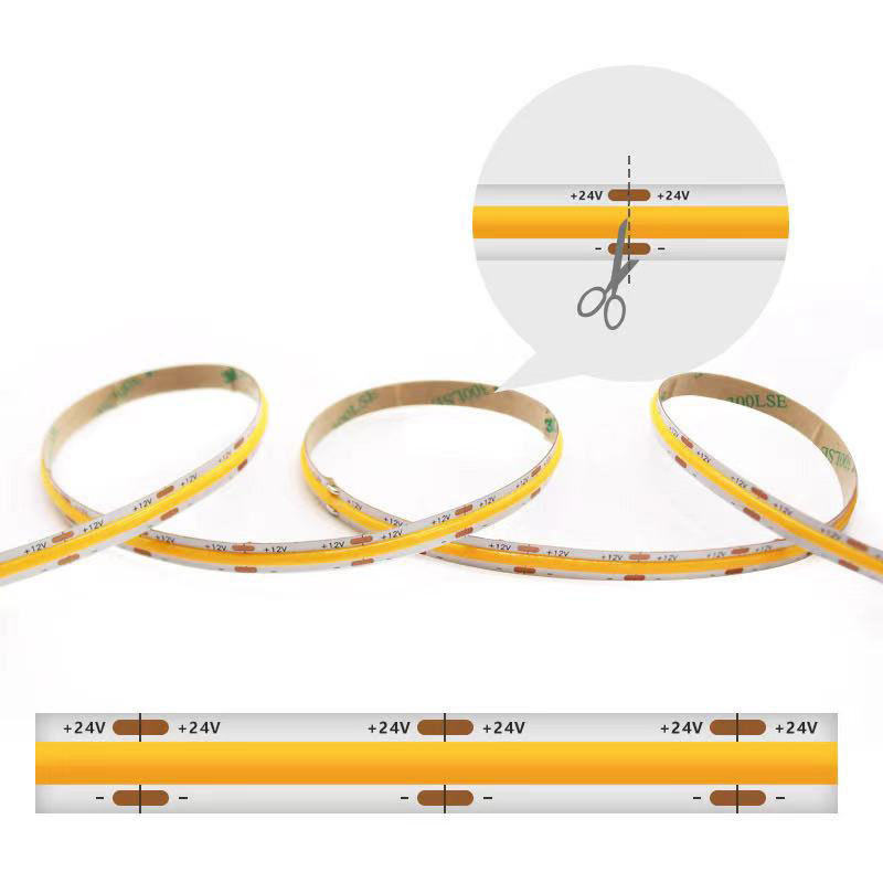 Flexible COB LED Strip Light 12V 10mm 4