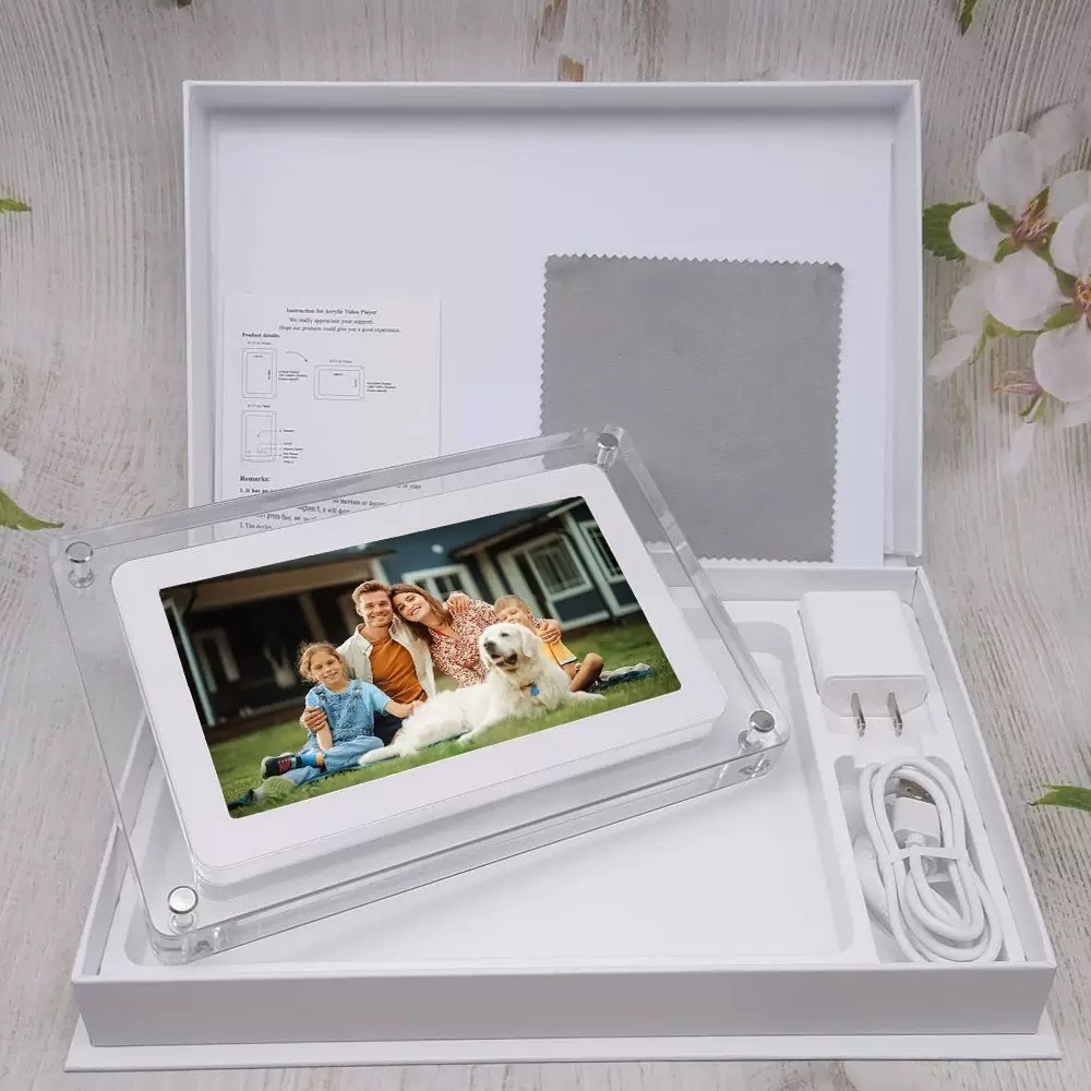 Acrylic Digital Photo Frame with Battery 2