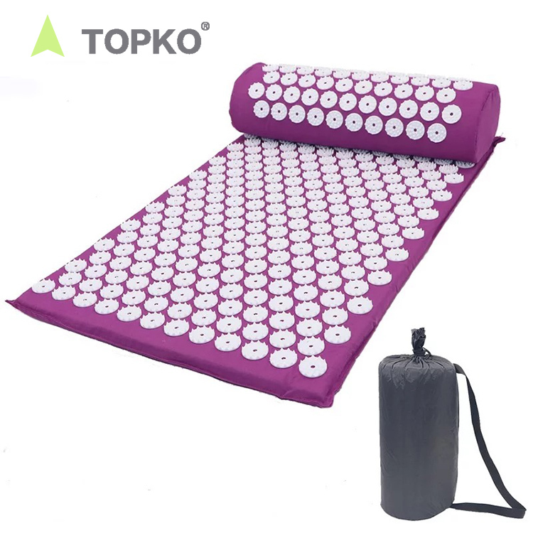 TOPKO Acupuncture Mat Pillow Set for Back and 2