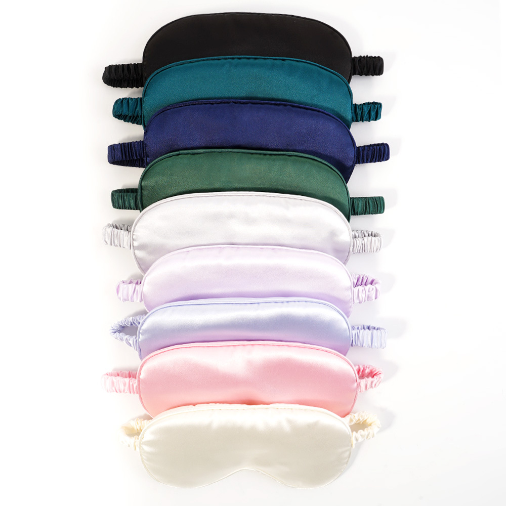 Breathable Mulberry Silk Colour Eye Mask 2