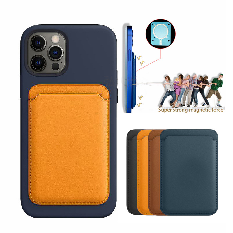 Magnetic Phone Wallet Cases Holders PU Leather Magnet