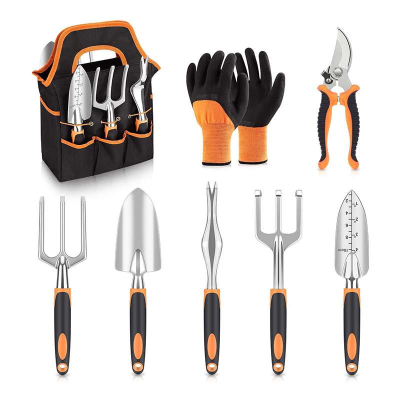 Aluminum Garden Tool Set with Pruning Shears 4