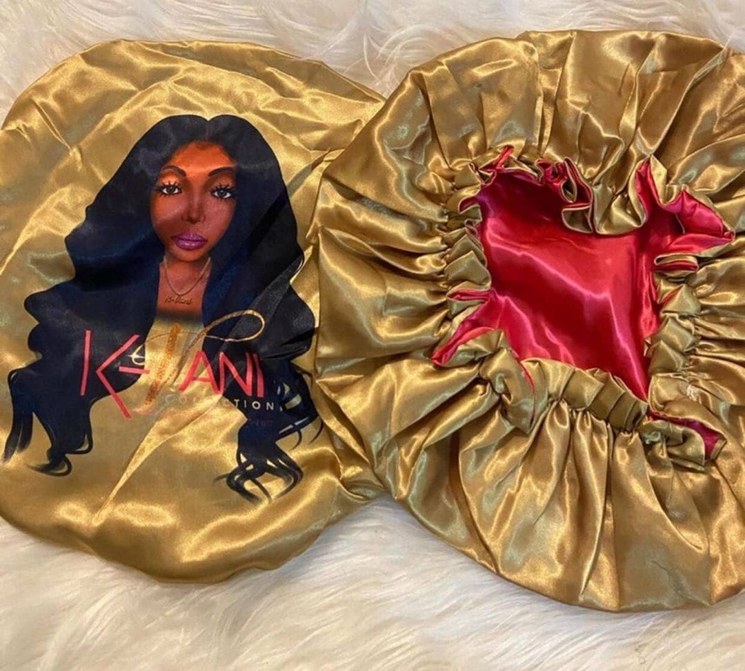 Double Layer Satin Hair Bonnet 3