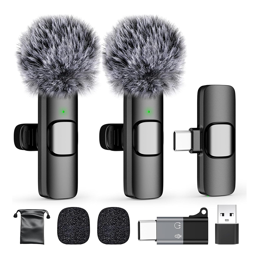 Lavalier Wireless Microphone for iPhone and Android