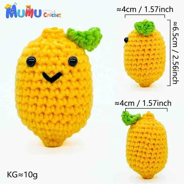 Crocheted Fruit Plush Toy 2