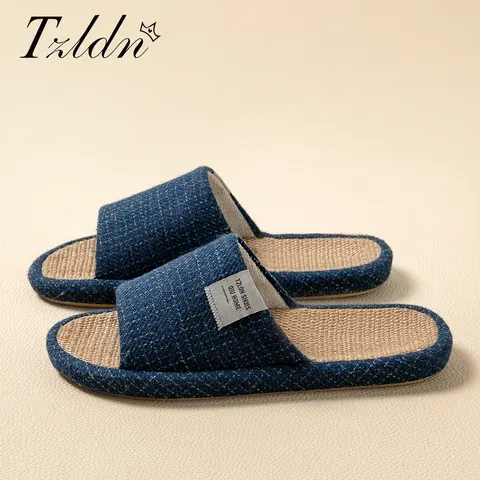 Linen Indoor Slippers