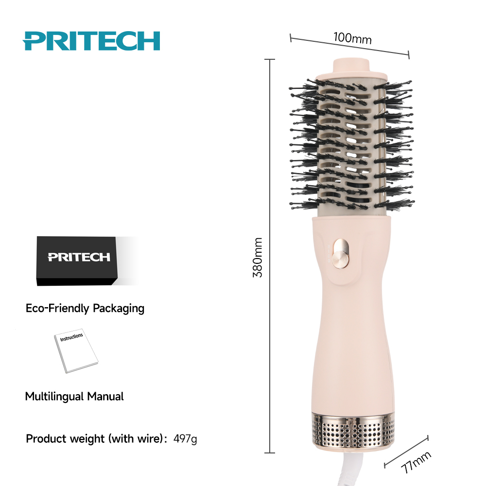 Kompakte 4-in-1 Warmluft-Styling-Bürste