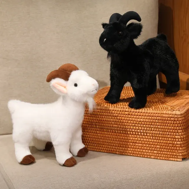 30cm Standing Goat Plush Throw Pillow 4