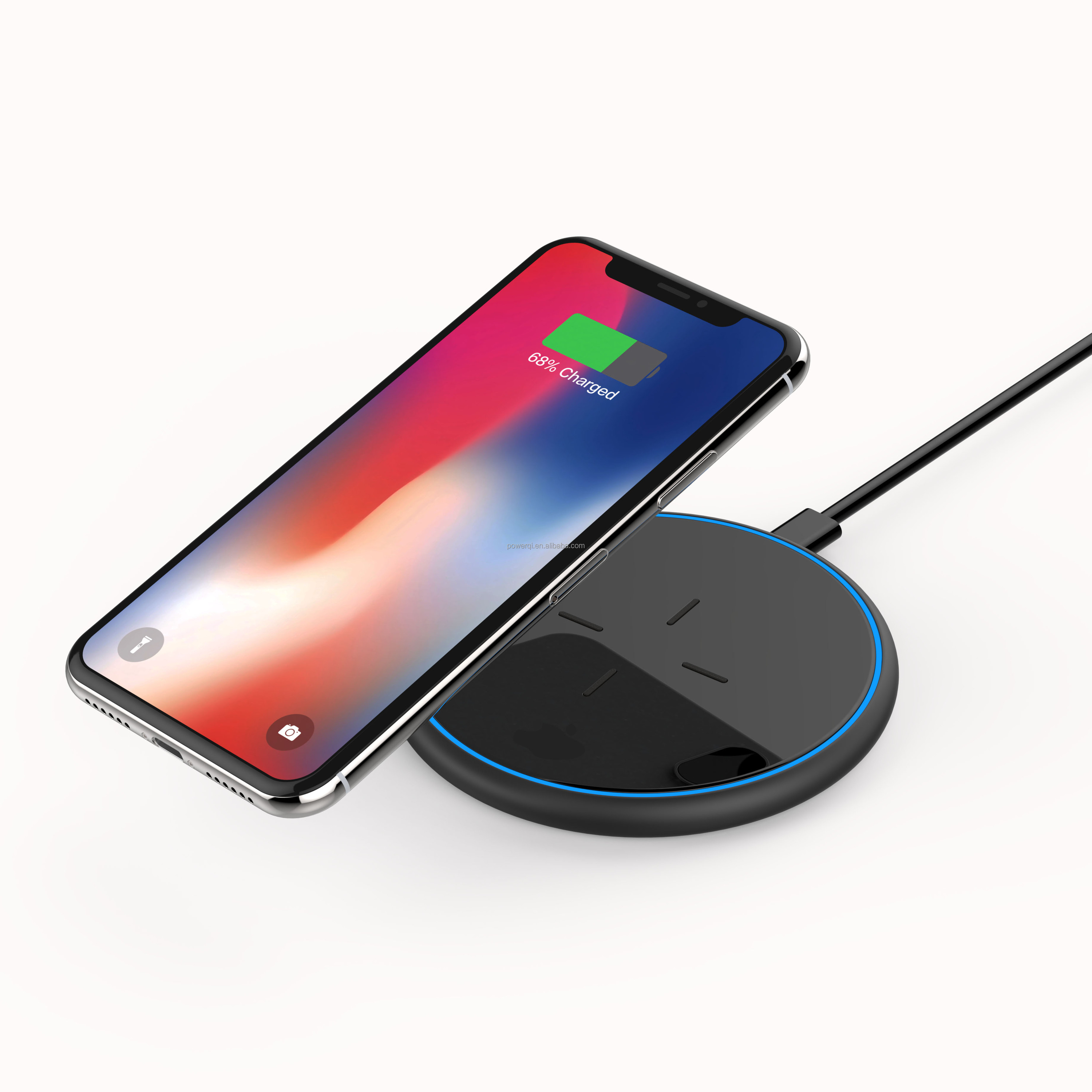 15W Zinc Alloy Wireless Charging Pad 4
