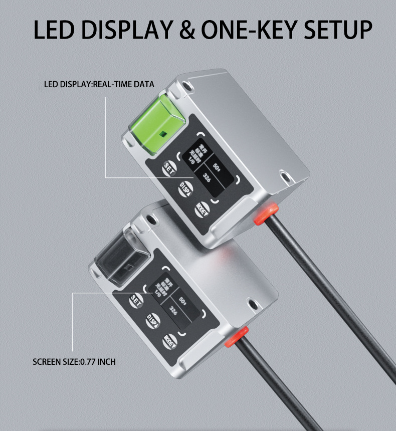 SR-TX Series 10m Laser Distance Measuring Sensor Npn 3