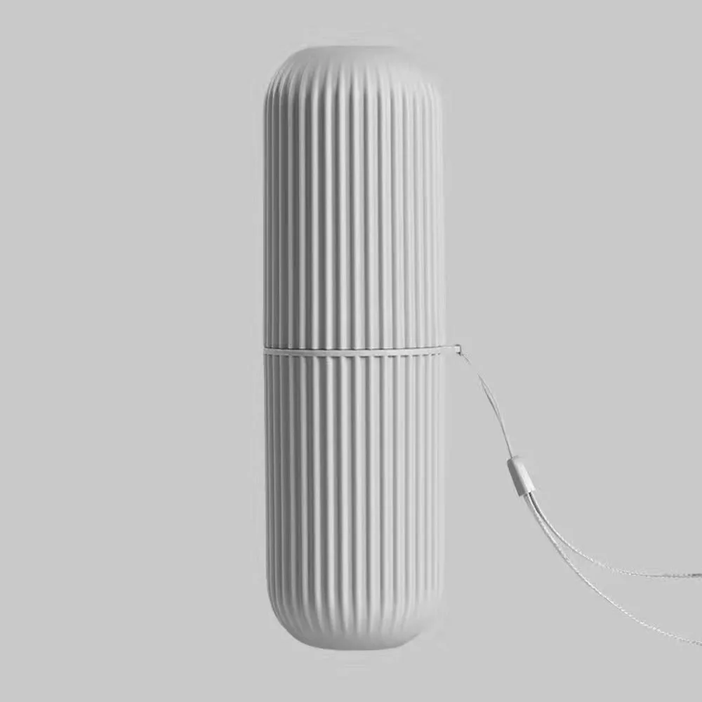 Portable Travel Toothbrush Case with Cup Set 4